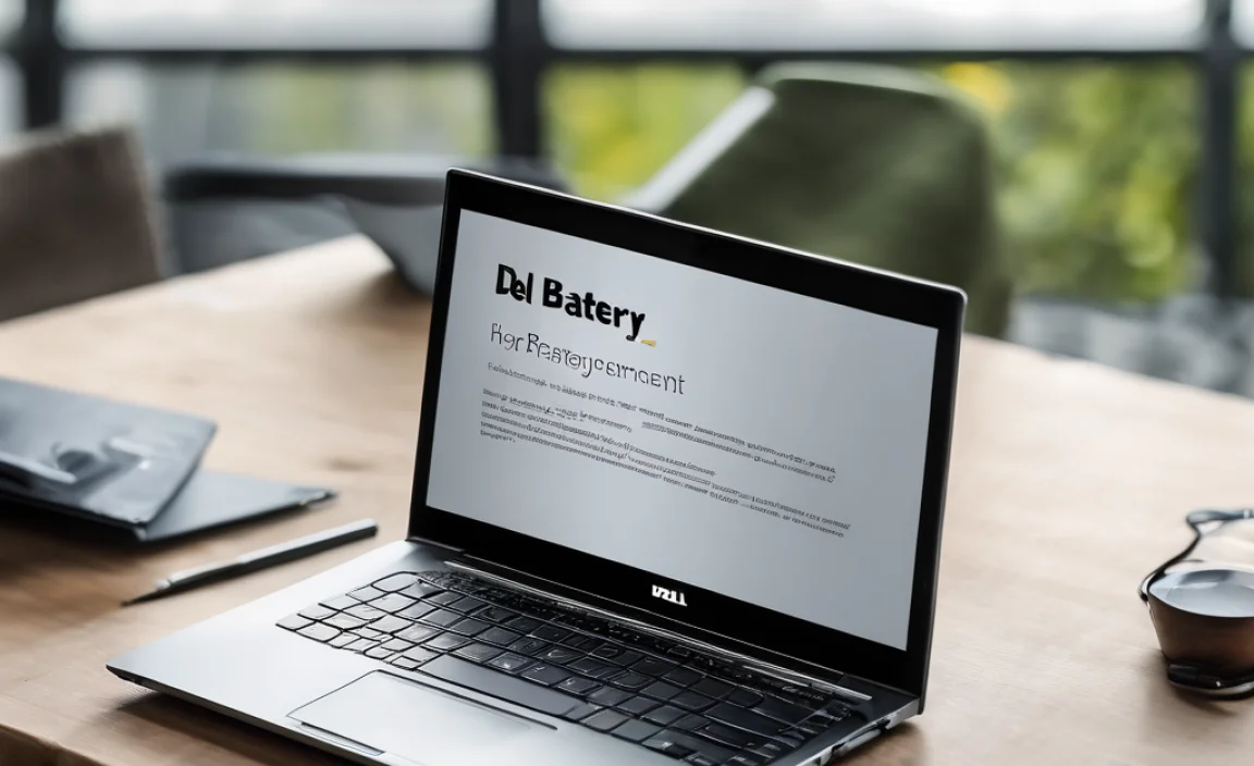 dell battery replacement for laptop