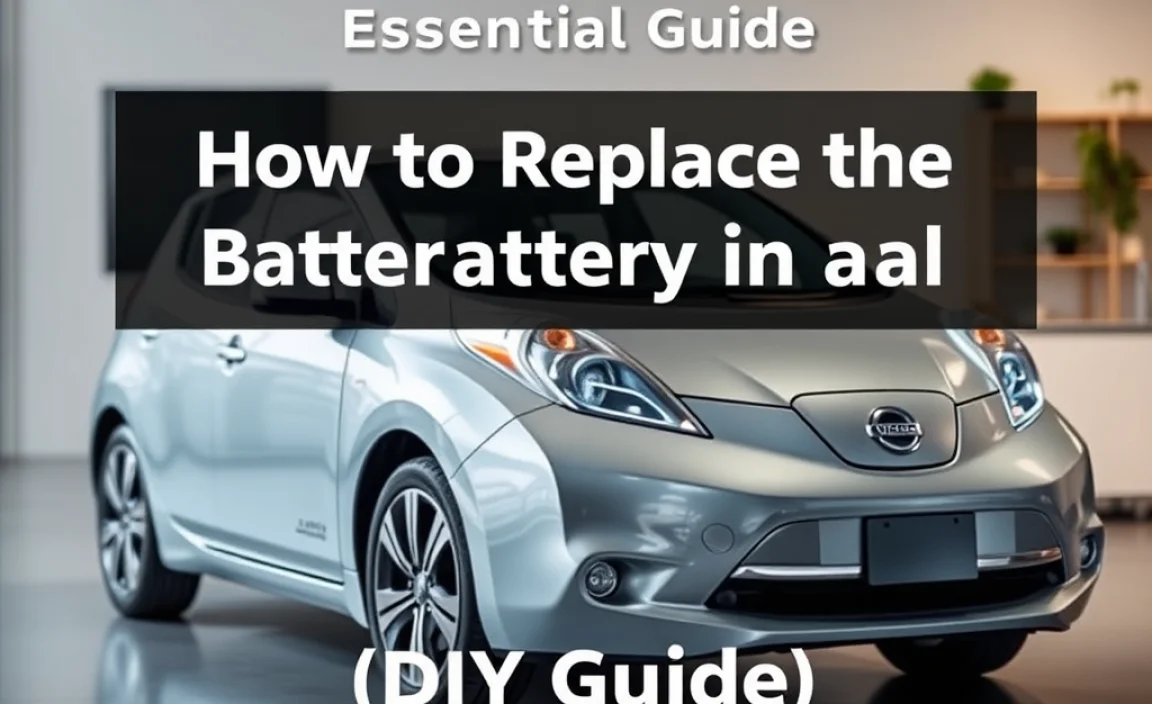 How to Replace the 12v Battery in a Nissan Leaf (DIY Guide)