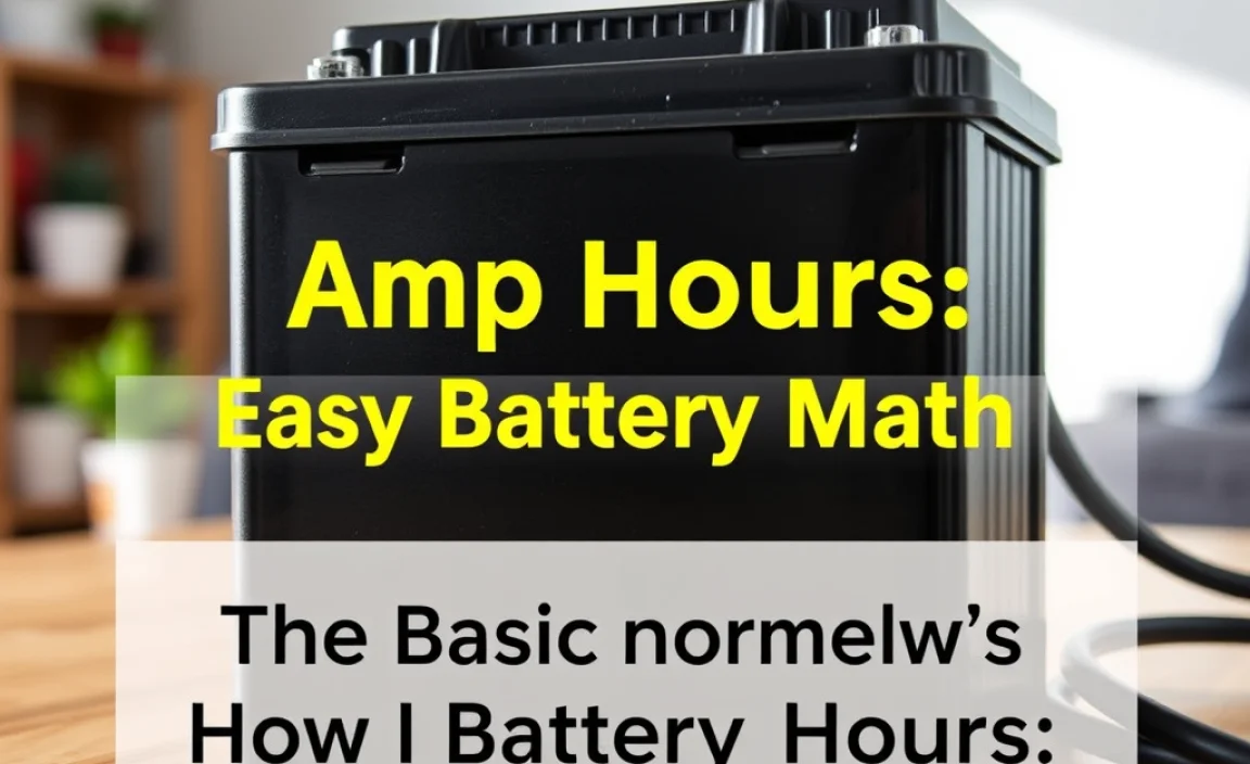 Calculate Amp Hours: Easy Battery Math - PowerUpTips