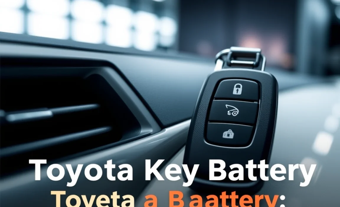 Toyota Key Fob Battery: Essential Power Guide - PowerUpTips