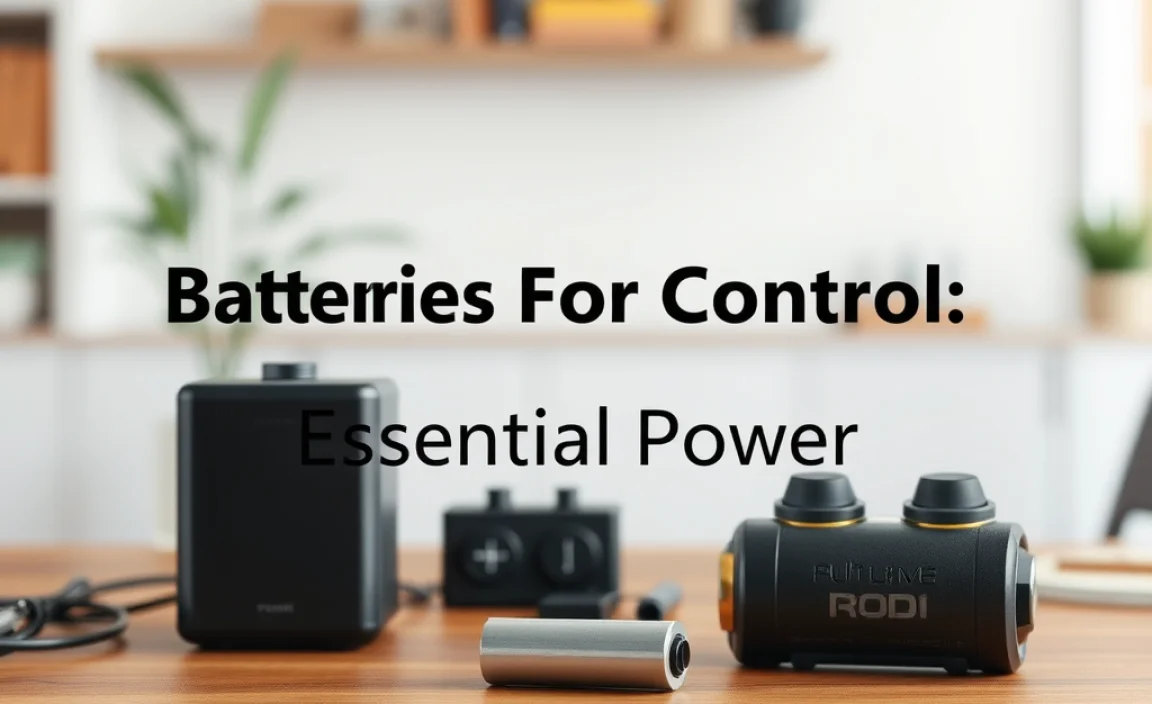 Batteries For Remote Control: Essential Power - PowerUpTips