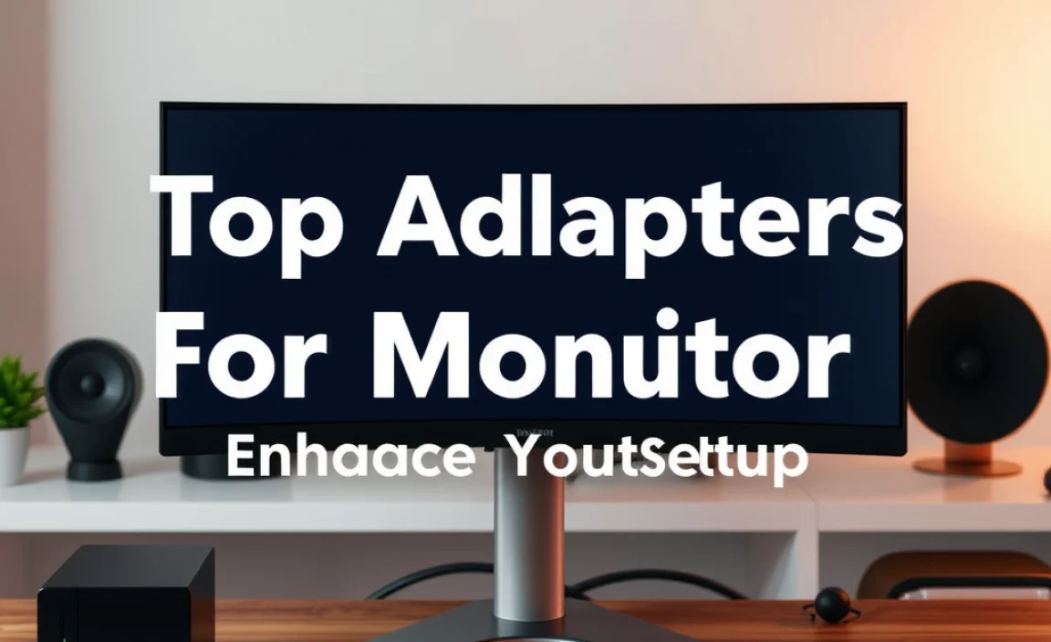 Top Adapters For Monitors: Enhance Your Setup - PowerUpTips